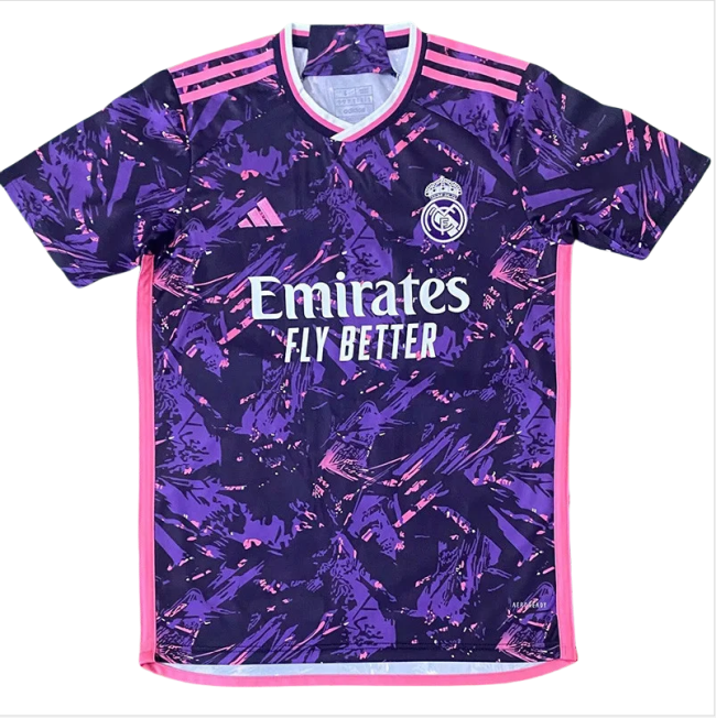 24-25 Mens Real Madrid  Purple Training Shirts