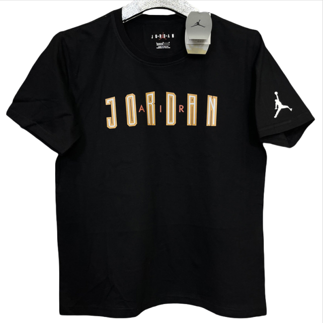 T174 Jordan Black High Quality Casual T-Shirt