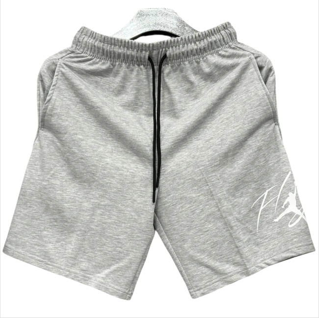 M16 Jordan Grey Pure Cotton Fabric Casual Short Pants
