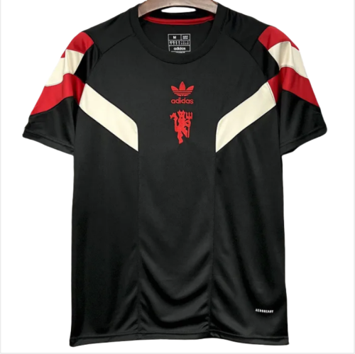 24-25 Man Utd Black Red White Training shirts