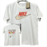 T213 NK White High Quality Casual T-Shirt