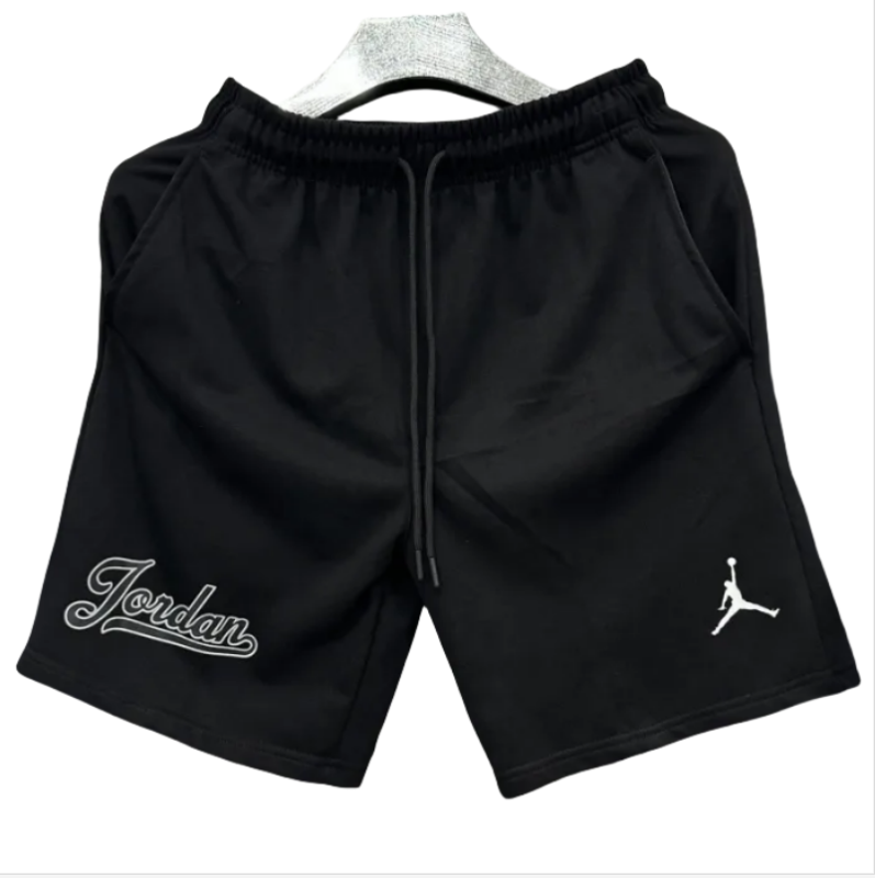 M19 Jordan Black Pure Cotton Fabric Casual Short Pants