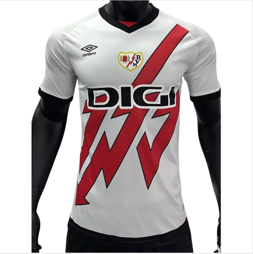 24-25 Rayo Vallecano Home Player Version Soccer Jersey