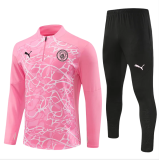 Kids Manchester City Training Suit Pink 2024/25