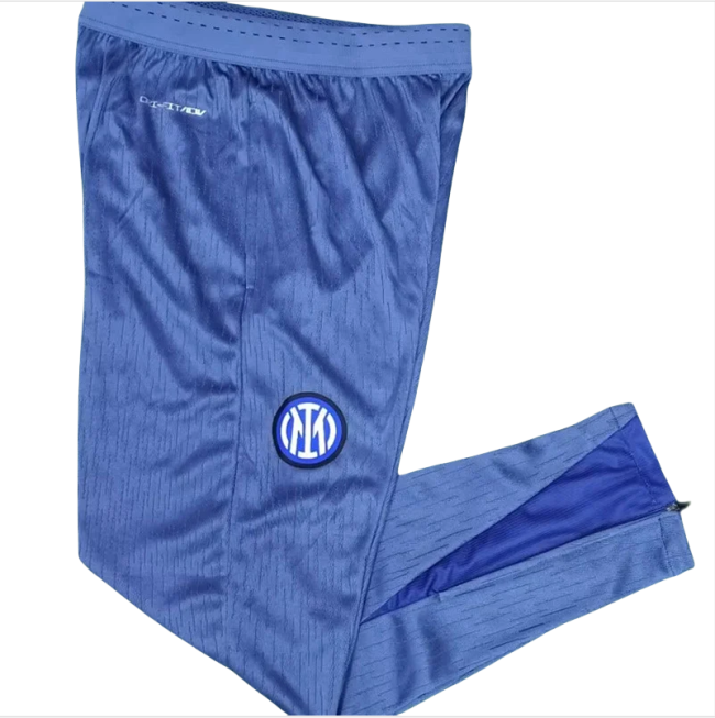 24-25 INT Grey Blue Training Long Pants (Have Pocket)