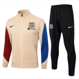 Kids Barcelona Jacket + Pants Training Suit Apricot 2024/25