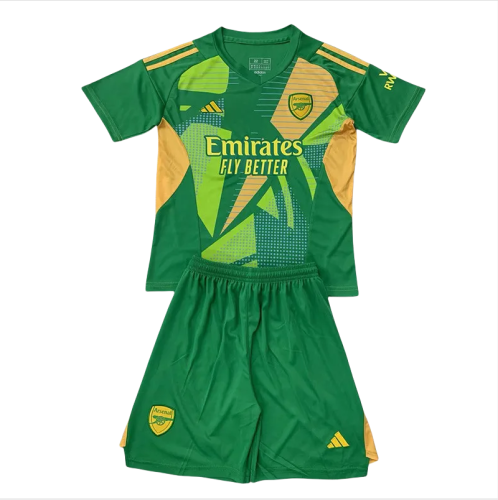 24-25 ARS Green GoalKeeper Kids Soccer Jersey