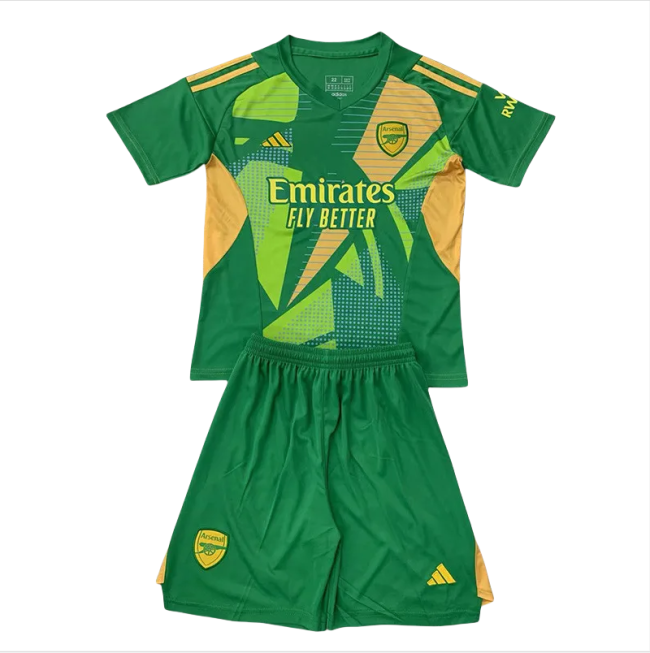 24-25 ARS Green GoalKeeper Kids Soccer Jersey