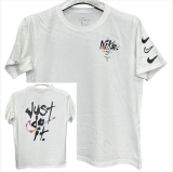 T158 NK White High Quality Casual T-Shirt