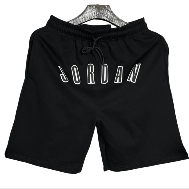 M005 Jordan Black Pure Cotton Fabric Casual Short Pants