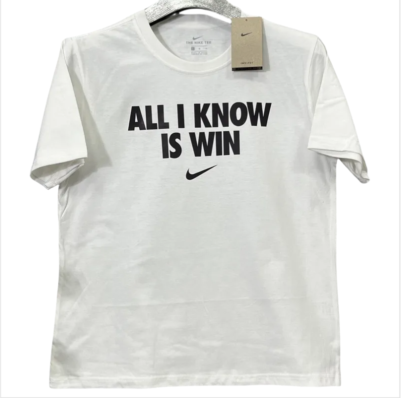 T204 NK White High Quality Casual T-Shirt