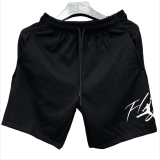 M16 Jordan Black Pure Cotton Fabric Casual Short Pants