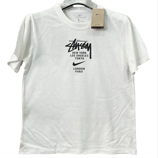 T206 NK White High Quality Casual T-Shirt