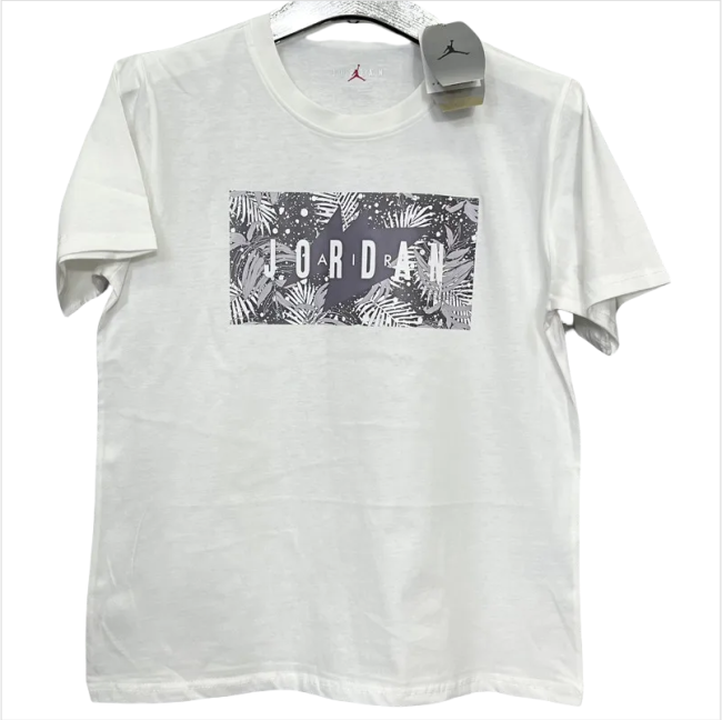 T175 Jordan White High Quality Casual T-Shirt