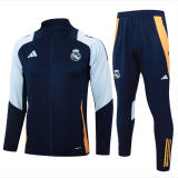 Kids Real Madrid Jacket + Pants Training Suit Royal 2024/25