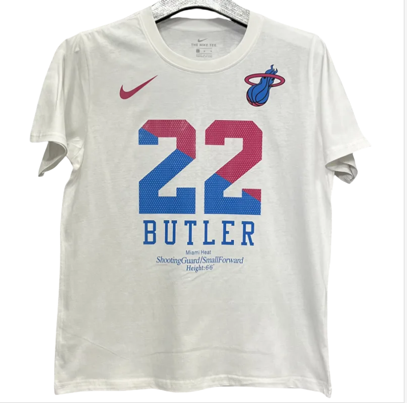 T188 HEAT BUTLER #22 White High Quality Casual T-Shirt