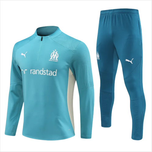 Kids Olympique Marseille Training Suit Green 2024/25