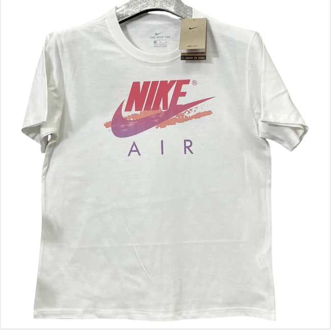 T203 NK White High Quality Casual T-Shirt