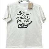 T211 NK White High Quality Casual T-Shirt