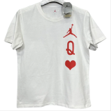 T179 Jordan White High Quality Casual T-Shirt