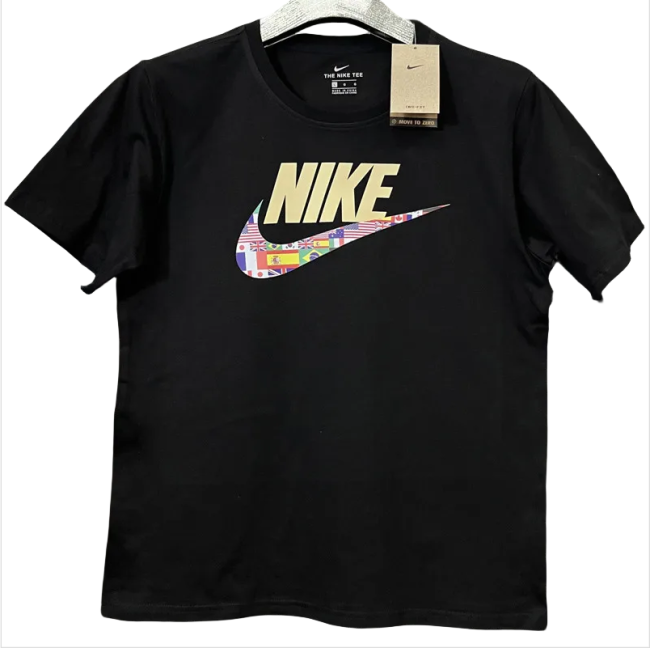 T205 NK Black High Quality Casual T-Shirt