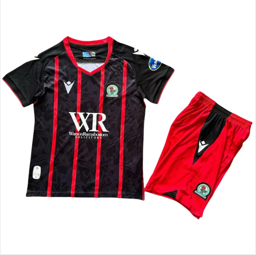24-25 Blackburn Away Kids Soccer Jersey
