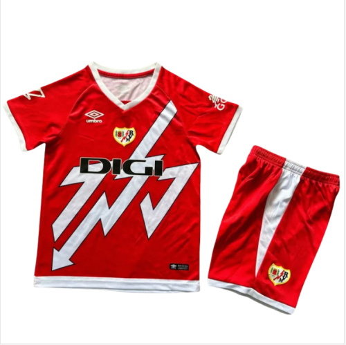 24-25 Rayo Vallecano Away Kids Soccer Jersey