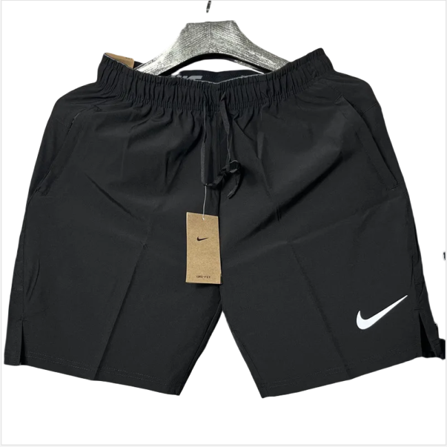 D330 NK Black Casual Short Pants