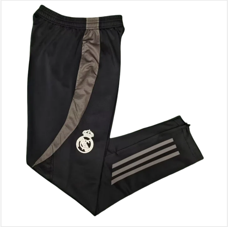 24-25 Mens Real Madrid  Grey Training Long Pants (Have Pocket)
