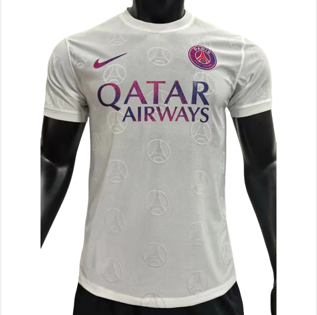 24-25 PSG White Casual style Player Version Training shirts