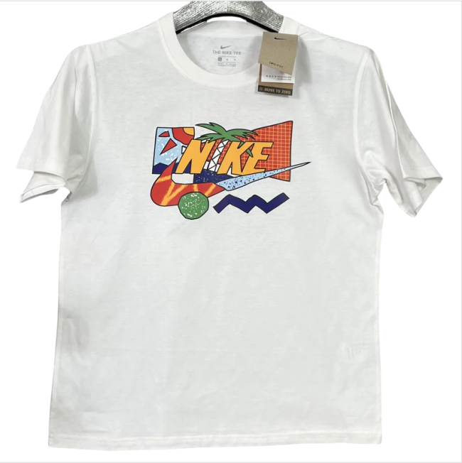 T237 NK White High Quality Casual T-Shirt