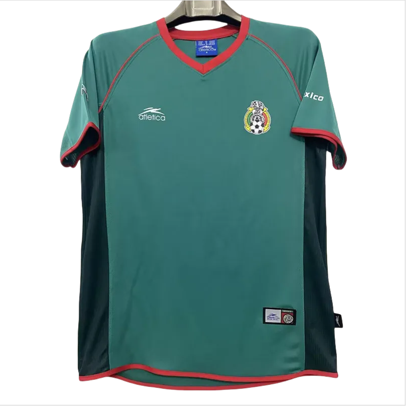 2002 Mexico Home Retro Soccer Jersey