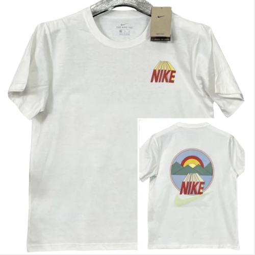 T235 NK White High Quality Casual T-Shirt