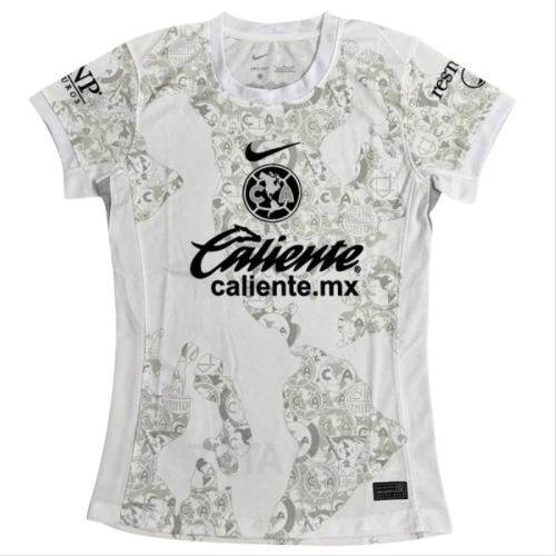 24-25 Club America White Goalkeeper Women Soccer Jersey