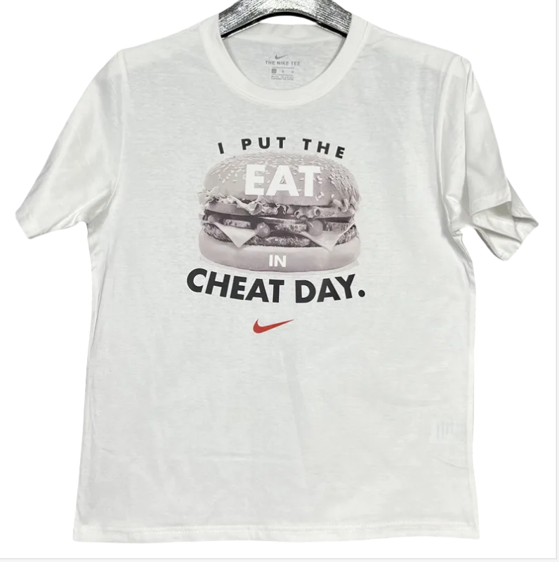 T247 NK White High Quality Casual T-Shirt