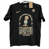 T278 Celtics Champions Black High Quality Casual T-Shirt
