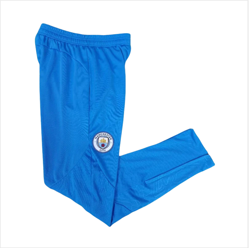 24-25 Man City Light blue Training Long Pants (Have Pocket)