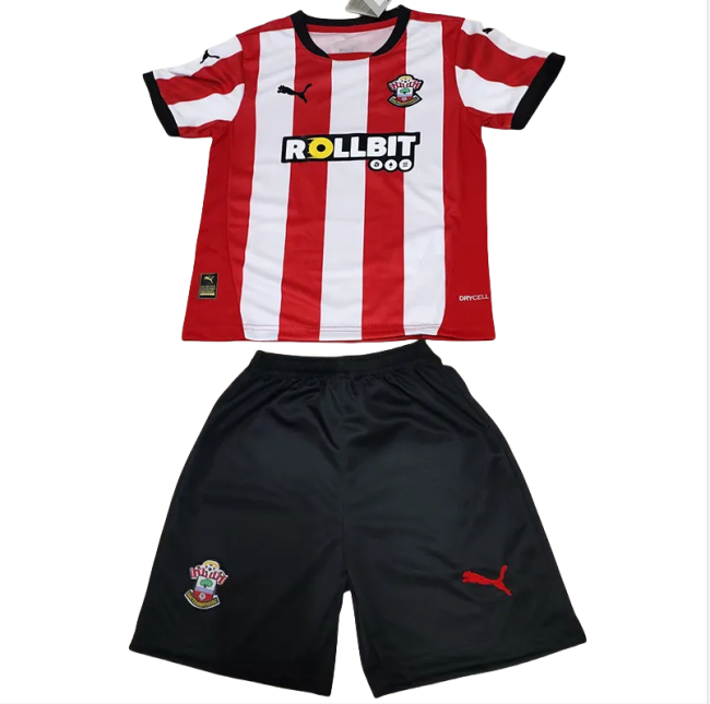 24-25 Southampton Home Kids Soccer Jersey