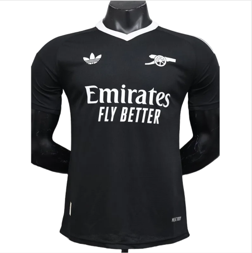 24-25 ARS Black Goalkeeper Player Version Soccer Jersey