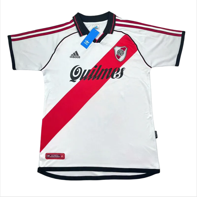 2000-2001 River Plate Home Retro Soccer Jersey