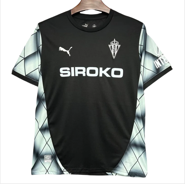 24-25 Gijon Away Fans Soccer Jersey