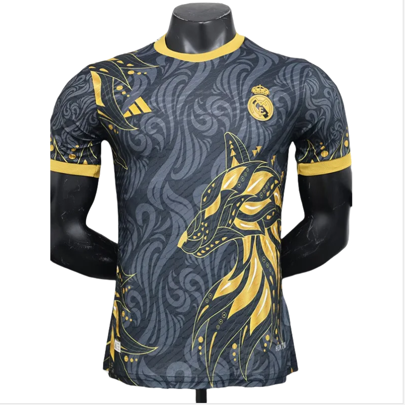 24-25 Real Madrid Black Special Edition Player Version Soccer Jersey