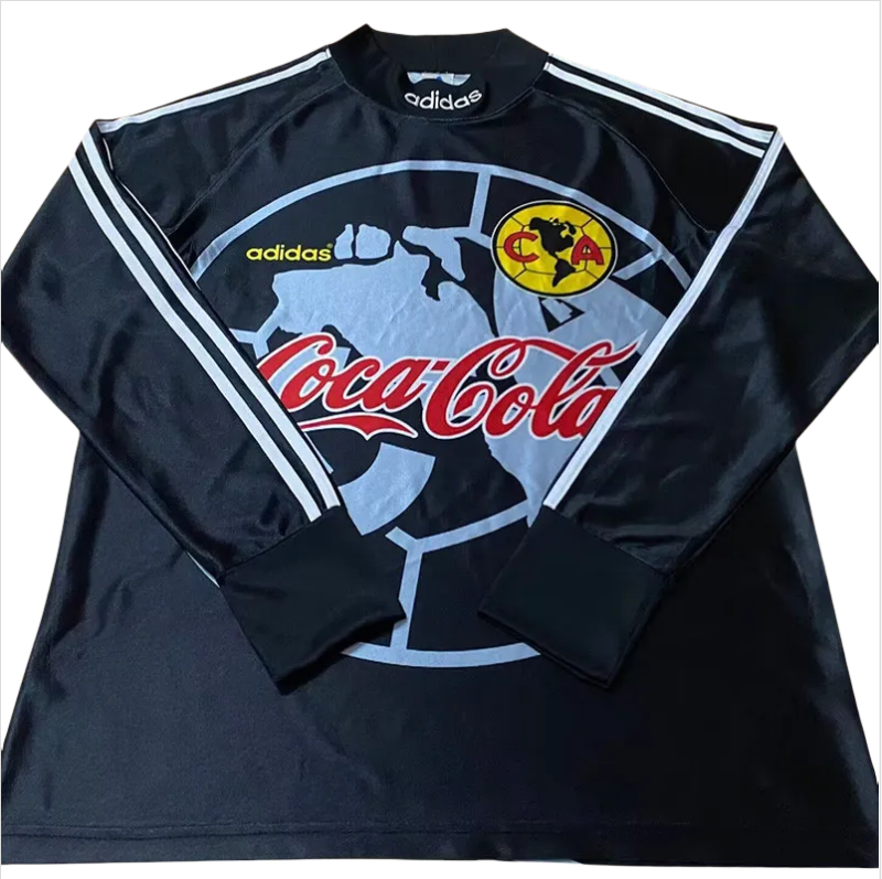 1998-1999 Club America Goalkeeper Long Sleeve Retro Soccer Jersey (长袖)