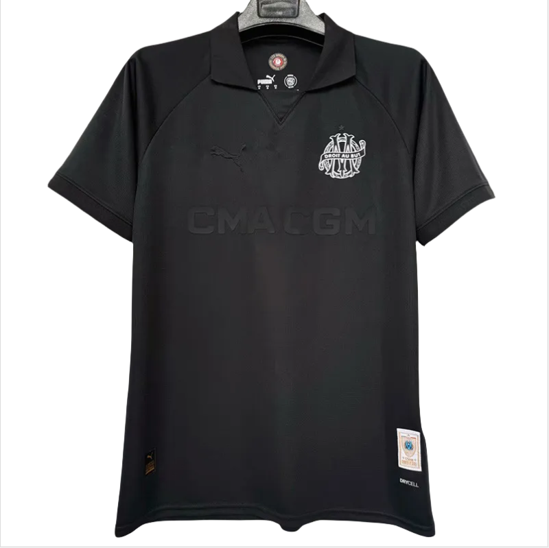 24-25 Marseille Black 125th Anniversary 1:1 Fans Soccer Jersey