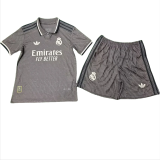 24-25 Mens Real Madrid  Third Kids Player Version Soccer Jersey