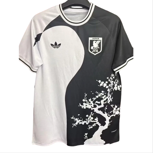 24-25 Japan White Black Special Edition Fans Training Shirts