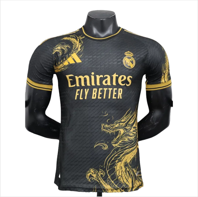 24-25  Real Madrid Black Special Edition Player Version Soccer Jersey