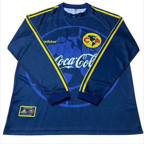 1998-1999 Club America Away Long Sleeve Retro Soccer Jersey
