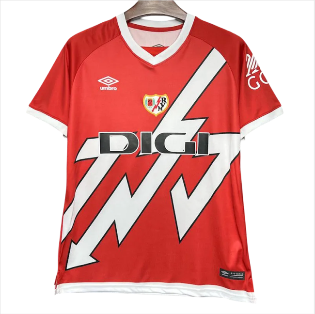 24-25 Rayo Vallecano Away Fans Soccer Jersey