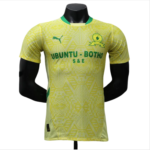 24-25 Mamelodi Sundowns Home Player Version Soccer Jersey